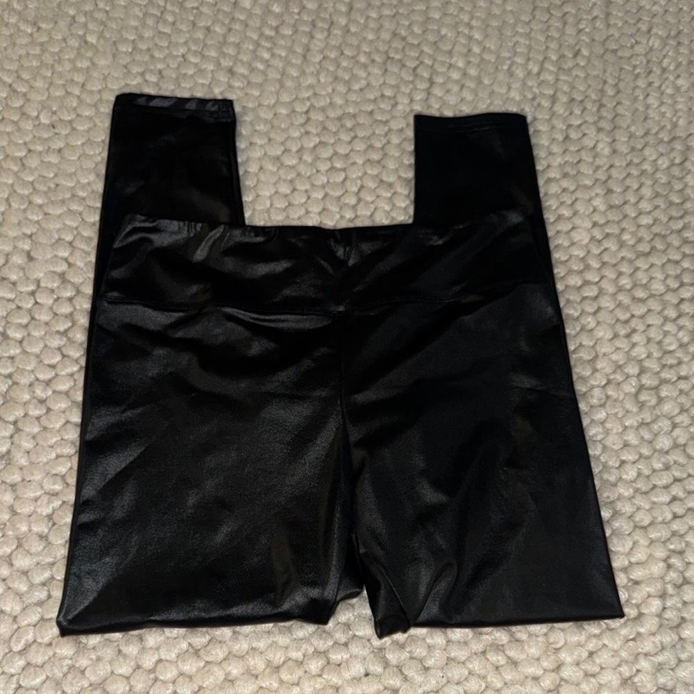 Wild Fable Black Faux Leather Appearing Leggings
